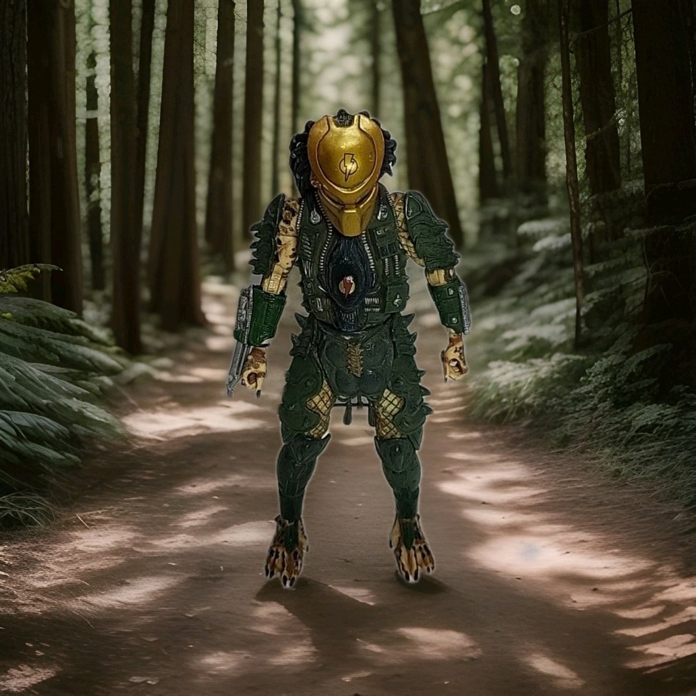 NECA SERIES 18 DARK HORSE COMICS 8" BROKEN TUSK PREDATOR LOOSE FIGURE RARE